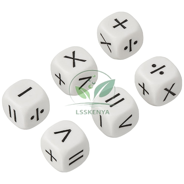 Math Symbol Dice
