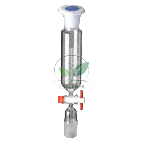 Dropping Funnel Cylindrical, PTFE Stopcock